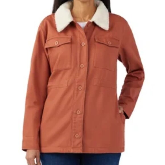 Hang Ten Soft Coral Drawstring Jacket, Fleece, Women's Size M - Picture 1 of 5